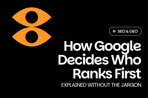 Blog cover: how Google decides who ranks first