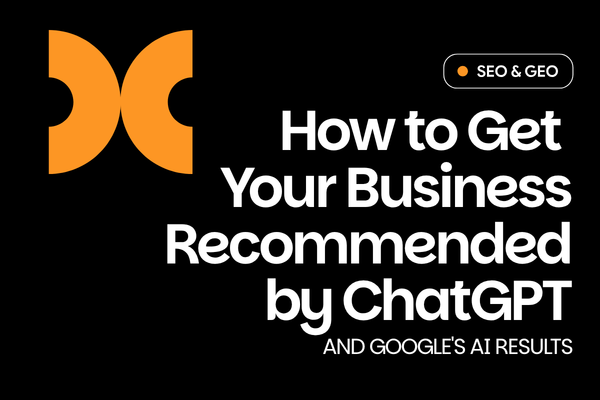 Blog cover: how to get your business recommended by ChatGPT