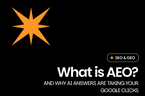 Blog cover: what is AEO